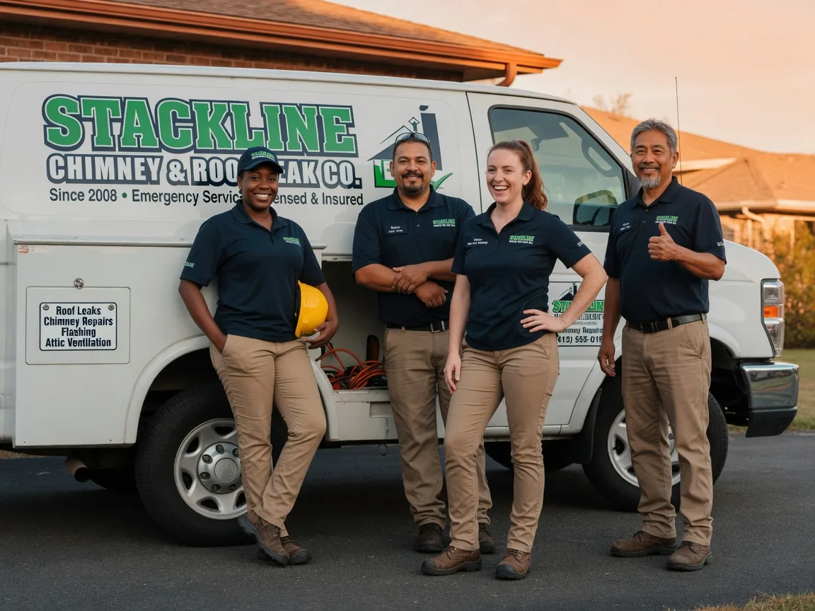 Chimney flashing repair company in Juniata, NE